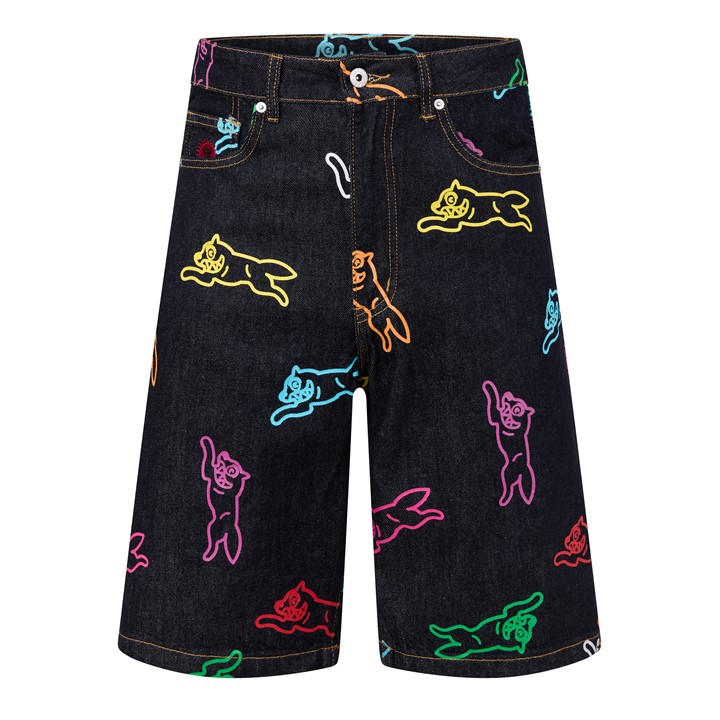 ICECREAM AOP DENIM SHORTS