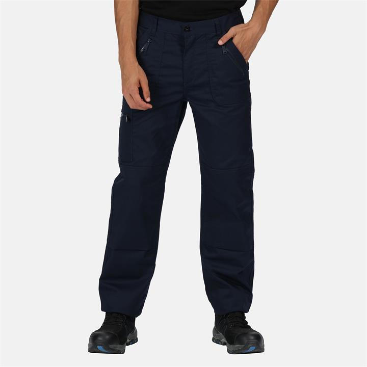 Regatta Men's Blue Pro Action Workwear Trousers (Long Leg) Size 32