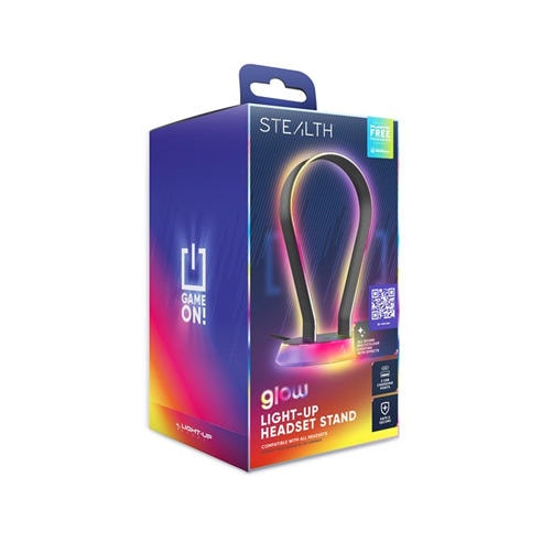 Stealth - Glow Gaming Headset Stand - Black