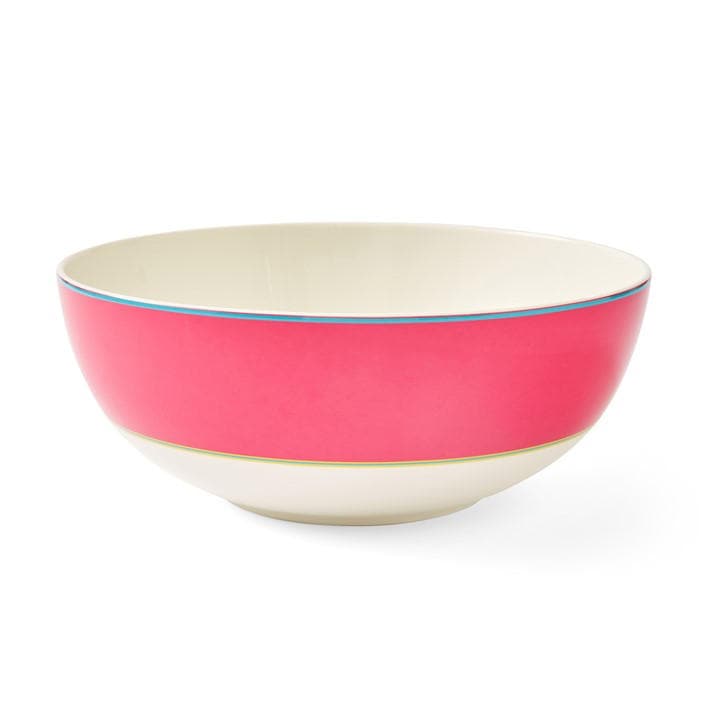 Spode Kit Kemp Unisex Pink Kit Kemp Calypso Serving Bowl