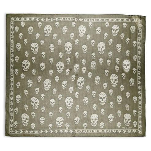 ALEXANDER MCQUEEN - Women's Embellished Silk Chiffon Scarf