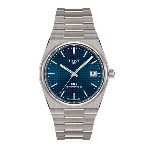 Tissot - Men's PRX Titanium Automatic Analogue Watch