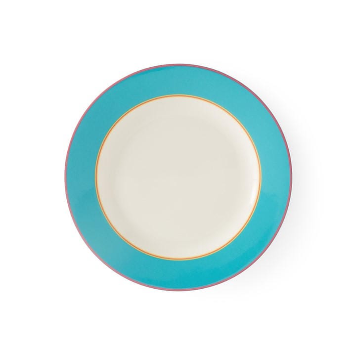 SPODE KIT KEMP CALYPSO 4 TURQUOISE SIDE PLATES
