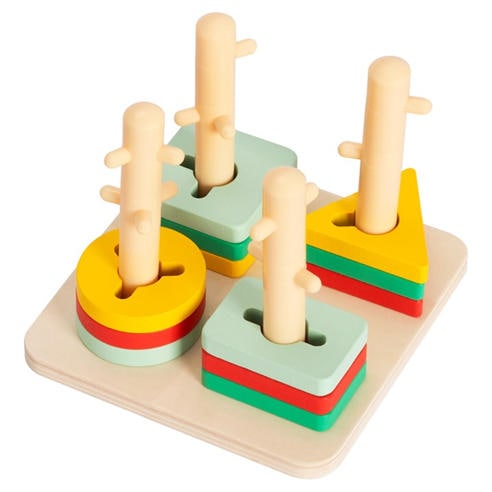 Tooky Toy - Geometric Block Sorter