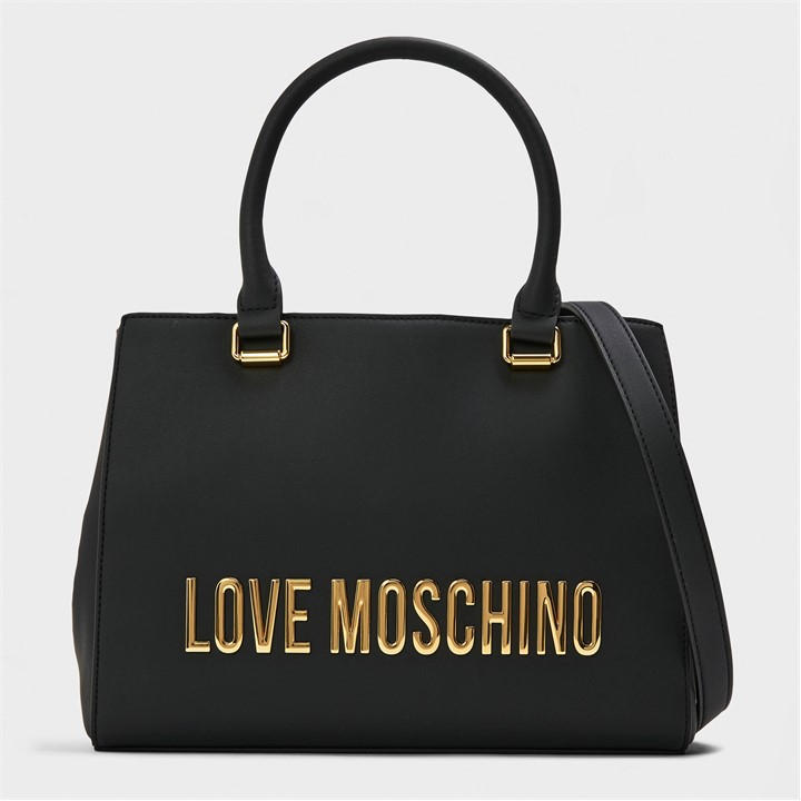 Black - Love Moschino - Women's LM Bold Top Handle Bag