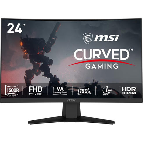 MSI - MAG 244C 24 inch 180Hz Curved Gaming Monitor