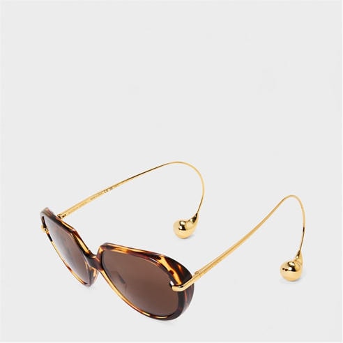 BOTTEGA VENETA - Bottega Veneta Womens BV1436S Architectural Oversized Sunglasses
