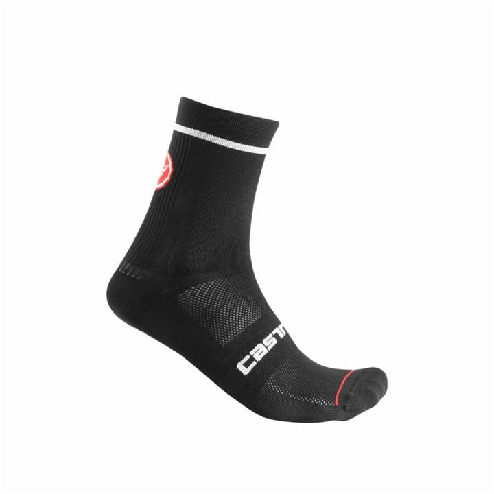 Castelli Men's Black Entrata 13 Socks - 12+