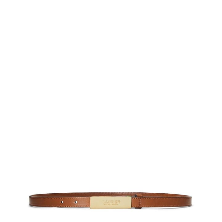 Polo Ralph Lauren Ogo Plaque Skinny Belt
