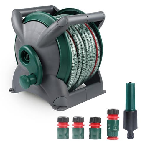 Dekton - 20M Hose Reel Cart With Nozzle Kit