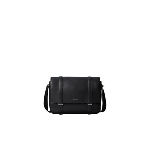 Calvin Klein - Raised Logo Flap Messenger Bag