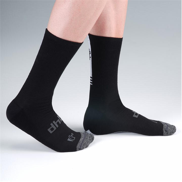 Dhb Unisex Black Deep Winter Merino Aeron Socks Mens9.5-12