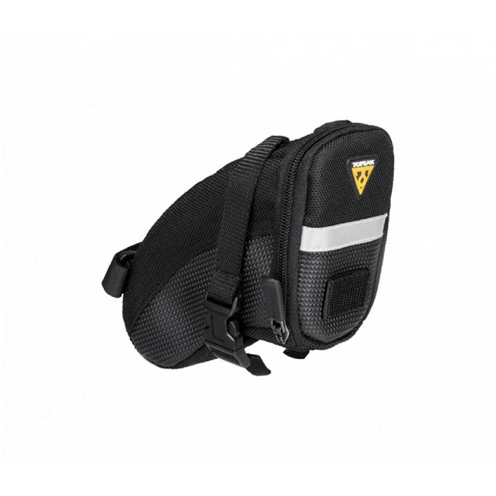 Topeak Unisex Grey Aero Wedge With Straps Small