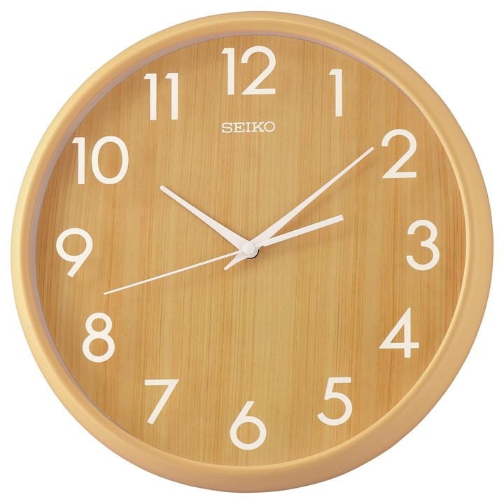 Brown - Seiko Clocks - Wall Clock
