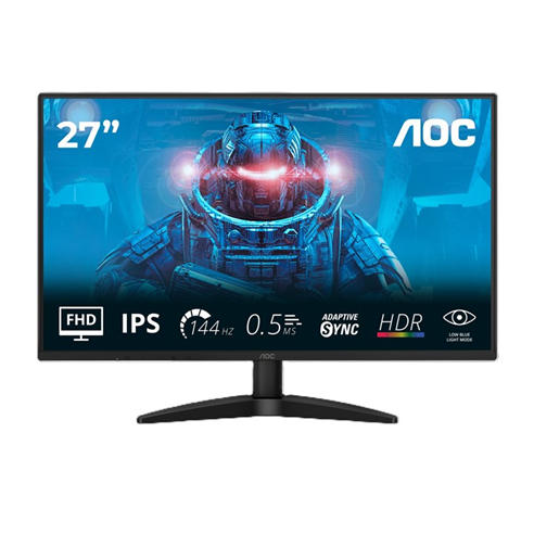 AOC - 27B36X 27 Inch IPS Full HD 144Hz Gaming Monitor