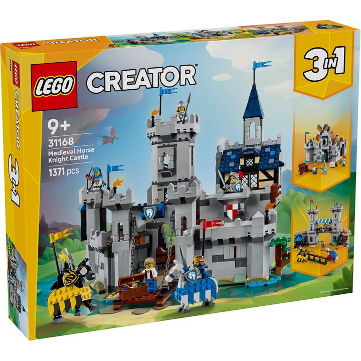 LEGO LEGO® Creator 31168 3in1 Medieval Horse Knight Castle Playset Building Toy 31168 - Multi