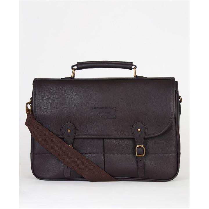 BARBOUR LEATHER BRIEFCASE
