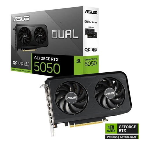 ASUS - Dual GeForce RTX™ 5050 8GB GDDR6 OC Edition