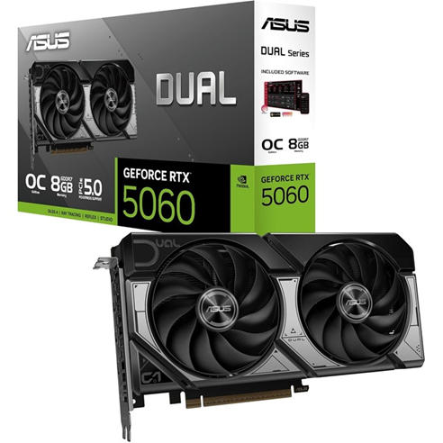 ASUS - NVIDIA DUAL-RTX5060-O8G OC 8GB Dual Fan Graphics Card