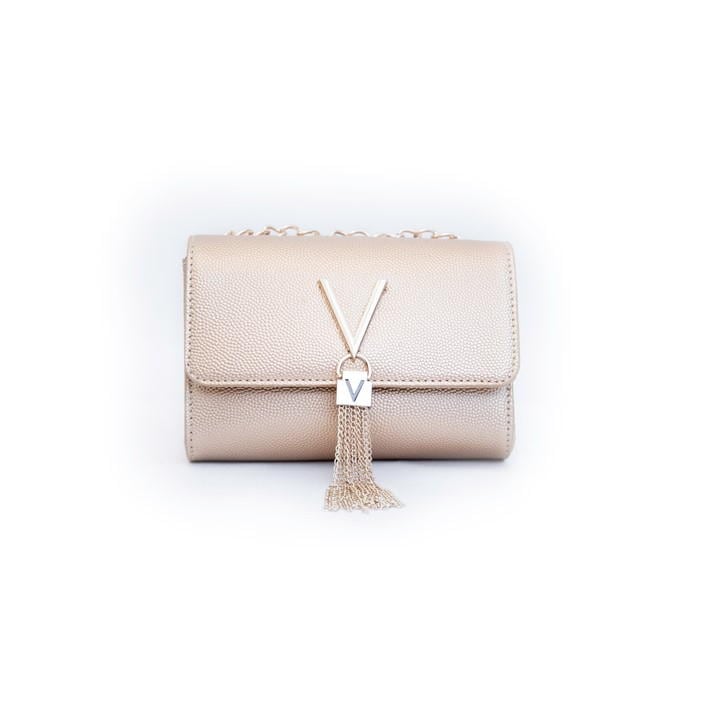 Valentino Garavani Fold Over Div In White