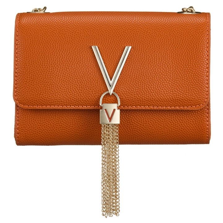 Valentino Garavani Fold Over Div In Brown