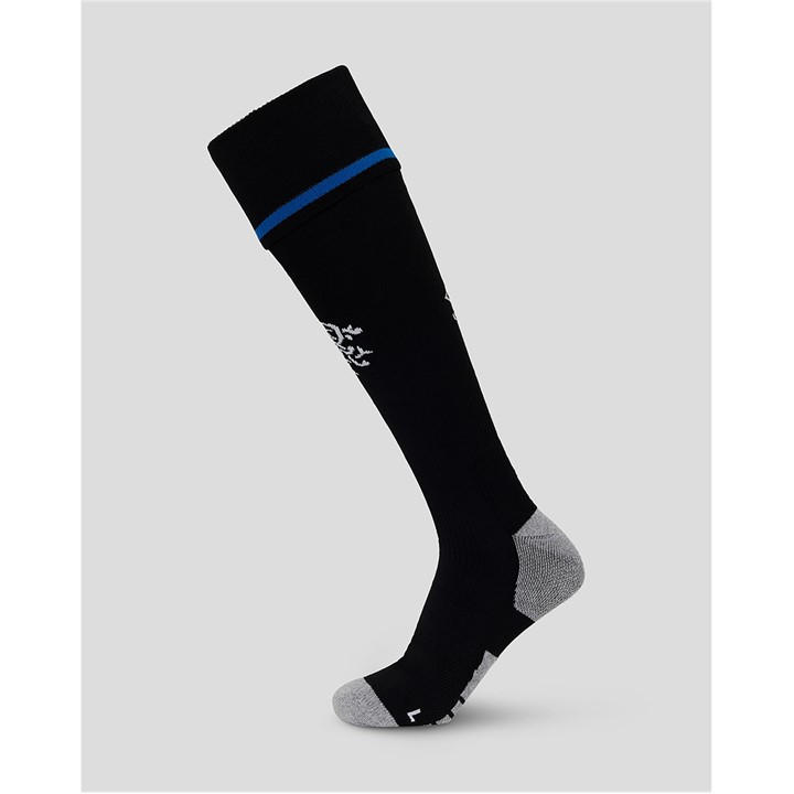Umbro Boys Black Rangers Third Socks 2025 2026 Juniors Size 1