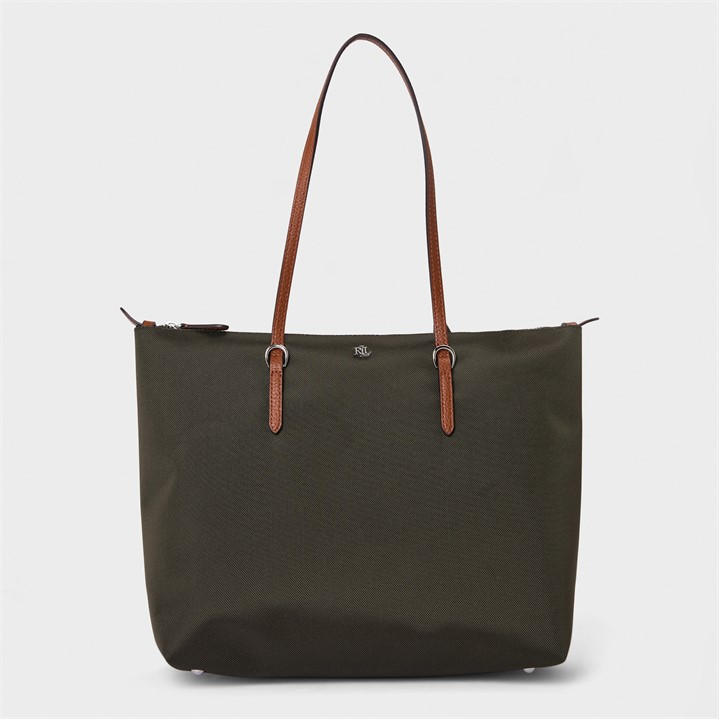 Polo Ralph Lauren Medium Keaton Tote Bag In Green