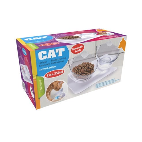 Edco - Cat Food Bowl Duo