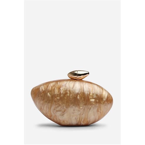 Wheres That From - Marble Acrylic Clutch