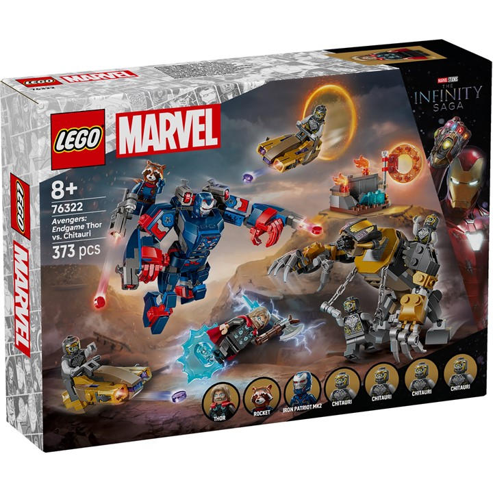 LEGO LEGO® Marvel 76322 Avengers: Endgame Thor vs. Chitauri Super Hero Action - Multi