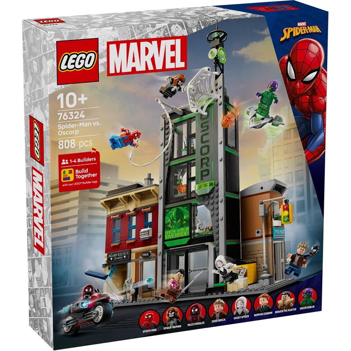 LEGO LEGO® Marvel 76324 Spider-Man vs. Oscorp Kids’ Super Hero Building Kit - Multi