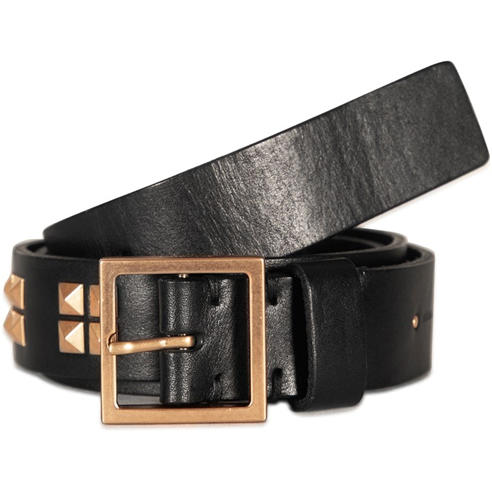 AllSaints - ALL SAINTS 18MM PYRAMID STUD BELT