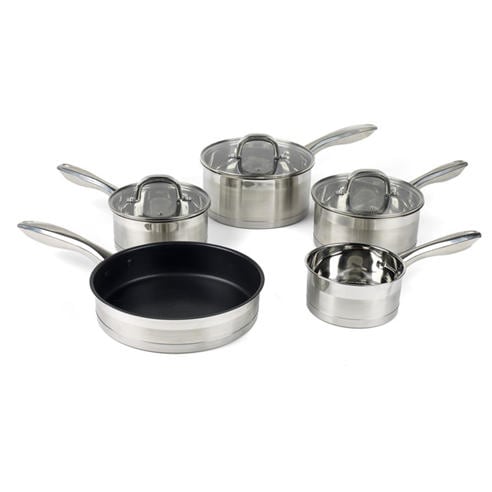 Salter - Timeless Collection Stainless Steel 5 Piece Pan Set