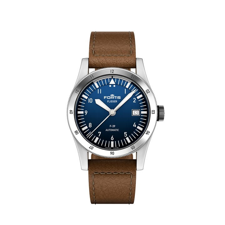 Fortis Men's Silver Flieger Strap