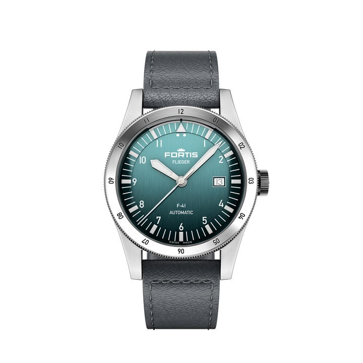 Fortis Men's Silver Flieger Strap