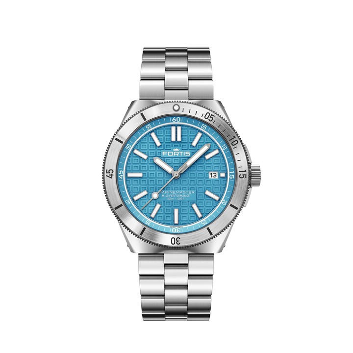 Fortis Men's Silver Marinemaster Automatic Analogue Watch
