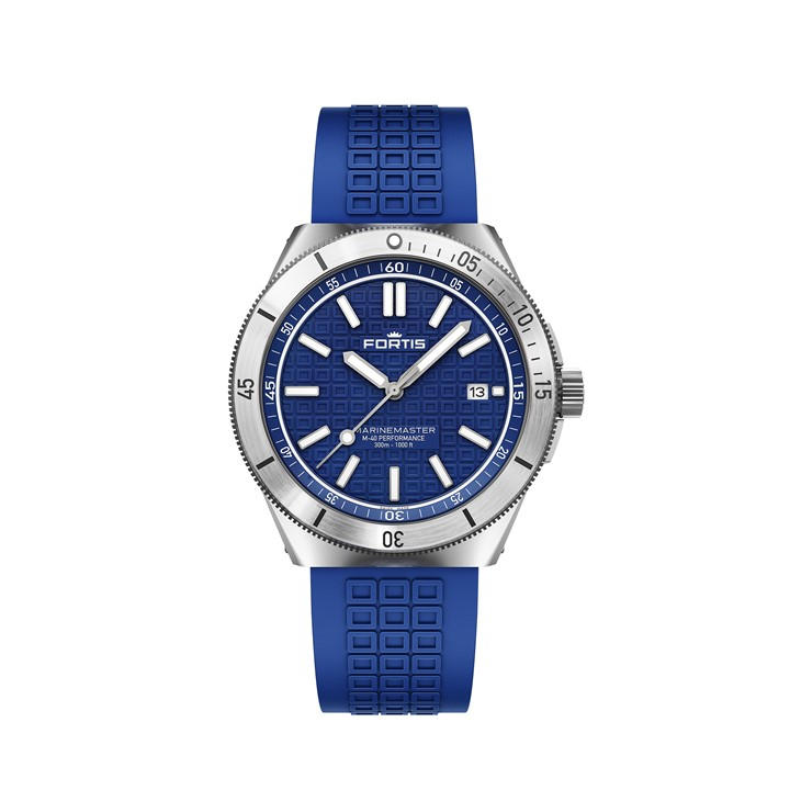 Fortis Men's Silver Marinemaster Automatic Analogue Watch