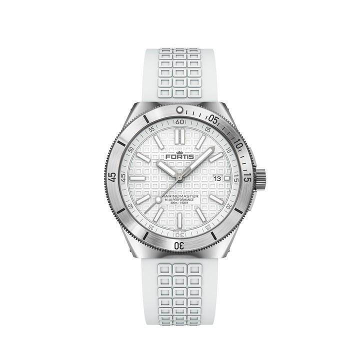 Fortis Men's Silver Marinemaster Automatic Analogue Watch