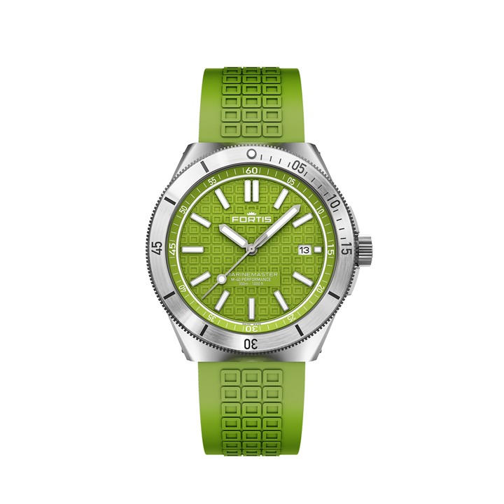 Fortis Men's Silver Marinemaster Automatic Analogue Watch