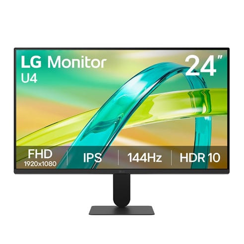 LG - LG 24U411B-B 24-inch IPS Full HD 144Hz 1ms MBR Monitor