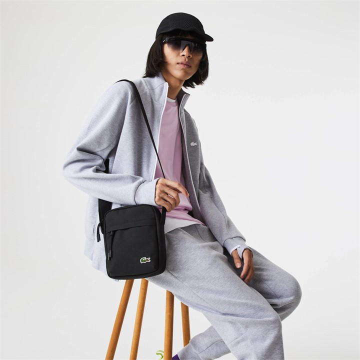 Black 991 - Lacoste - Men's Vertical Cross Body Bag
