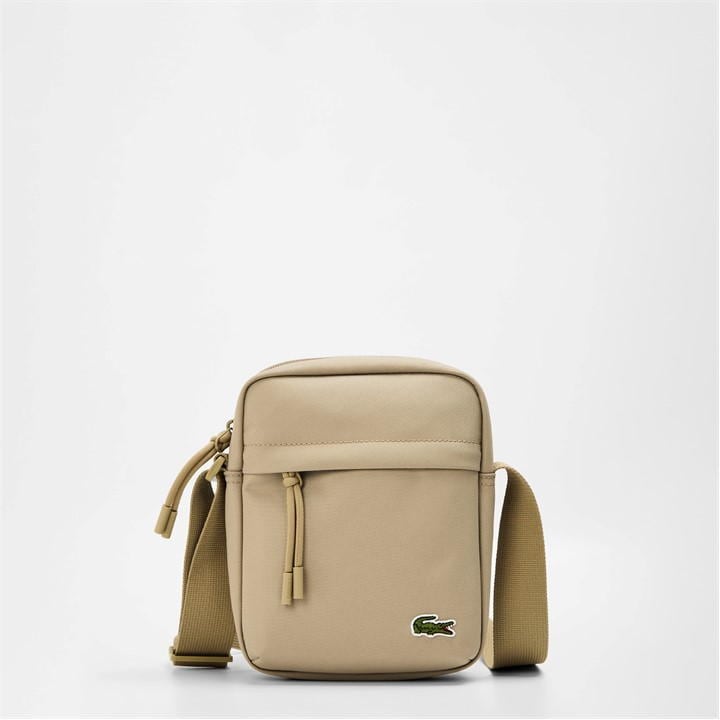 Stone - Lacoste - Men's Vertical Cross Body Bag