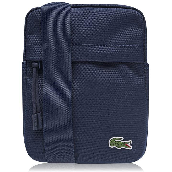 Navy L24 - Lacoste - Men's Vertical Cross Body Bag