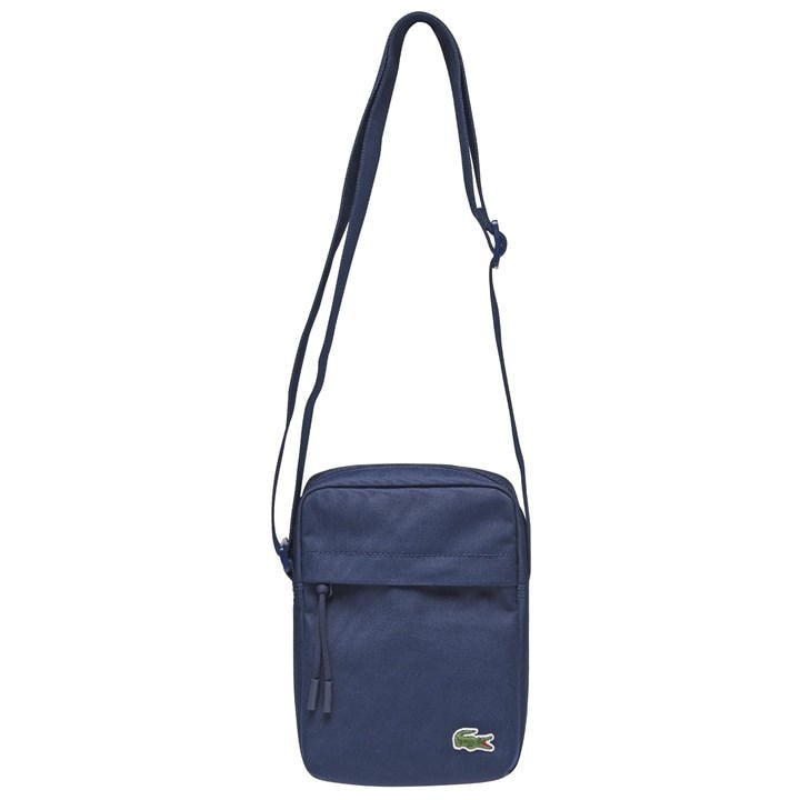 Navy L24 - Lacoste - Men's Vertical Cross Body Bag