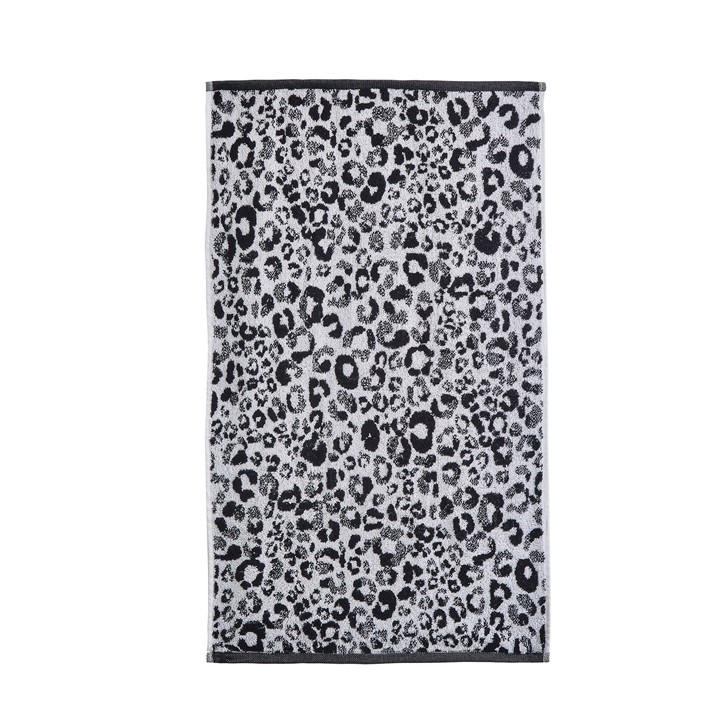 Fusion Animal Print Pure Cotton Hand Towel in Black Black FRASERS