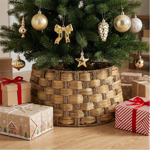 The Spirit Of Christmas - Natural Christmas Tree Base Cover