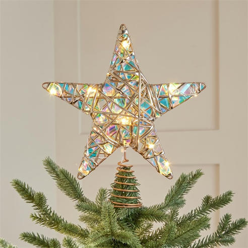 The Spirit Of Christmas - Holographic Tree Topper