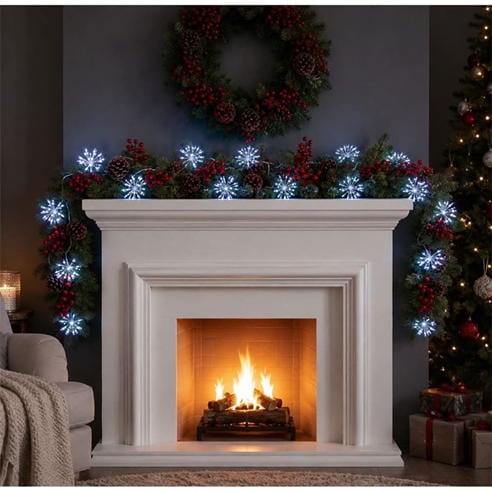 The Spirit Of Christmas - 10 Piece Burst Lights