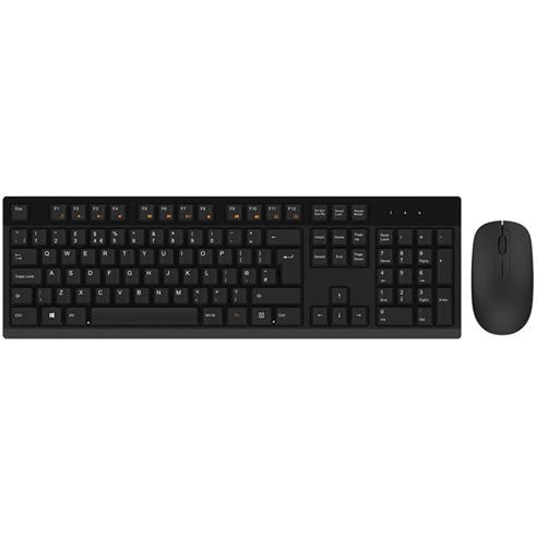 CiT - EZ-Touch Wireless Keyboard and Mouse Combo Set Black