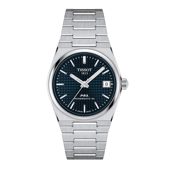 Tissot Men's Silver Prx Automatic 35Mm Watch Xl Boys